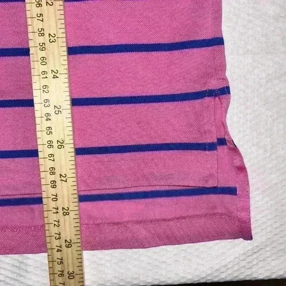 Polo Golf Ralph Lauren Polo Shirt Adult Small Pink Blue Stripe Golf Outdoor Men - Picture 5 of 7